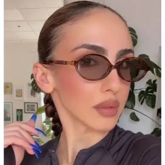 NEW MIU MIU MU 04ZS 14L4I0 SUNGLASSES HAVANA WOMEN EYEWEAR SMU 04Z 14L4I0 main image 4